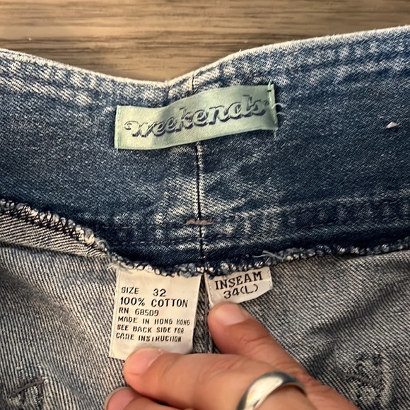 VTG 90’S WEEKENDS BRAND HIGH WAISTED JEANS - Picture 10 of 17